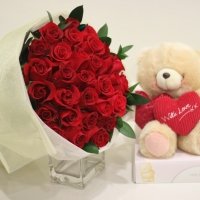 Bear & Flower
